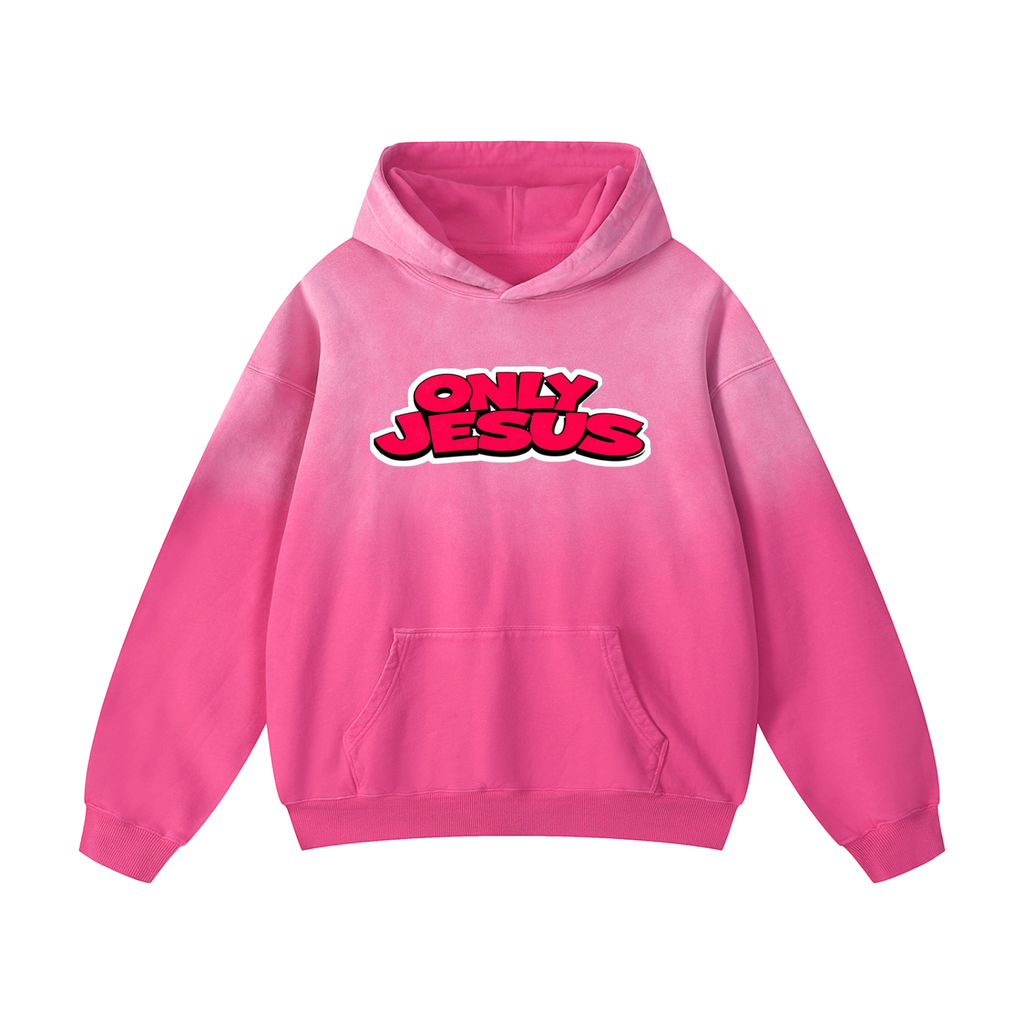 ONLY JESUS Heavyweight Sunfade Oversized Hoodie