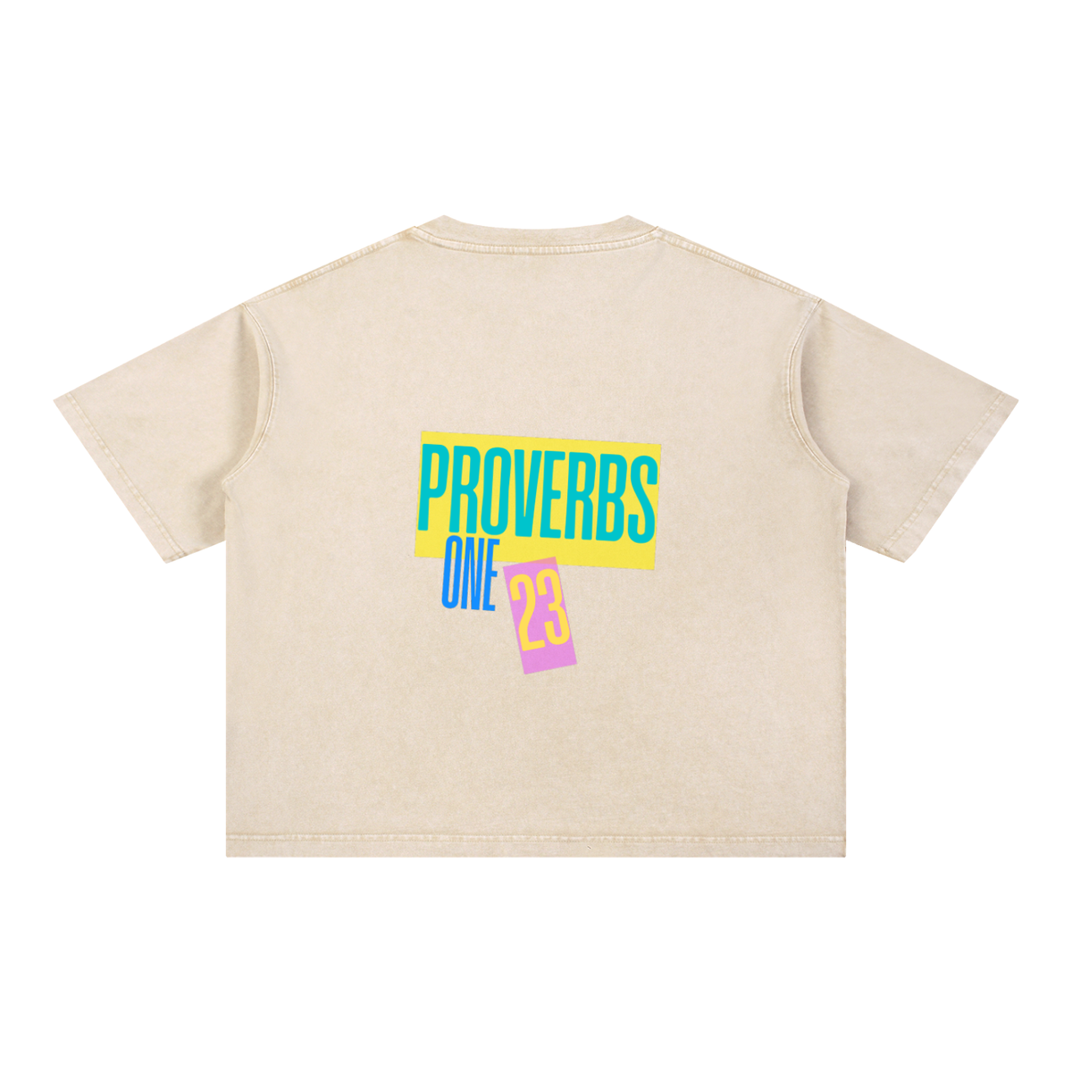 Mineral Wash Boxy Cotton T-Shirt