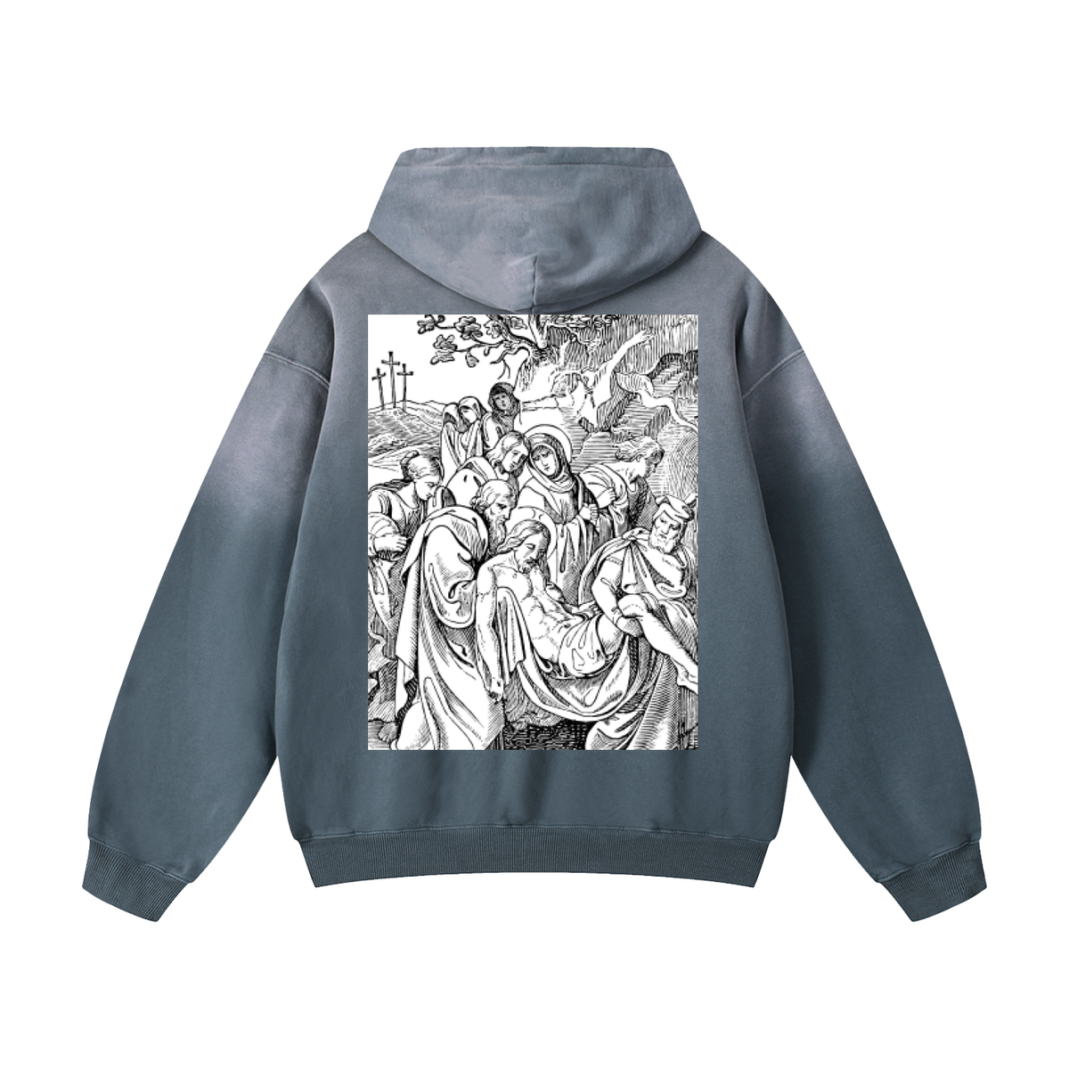 ONLY JESUS Heavyweight Sunfade Oversized Hoodie