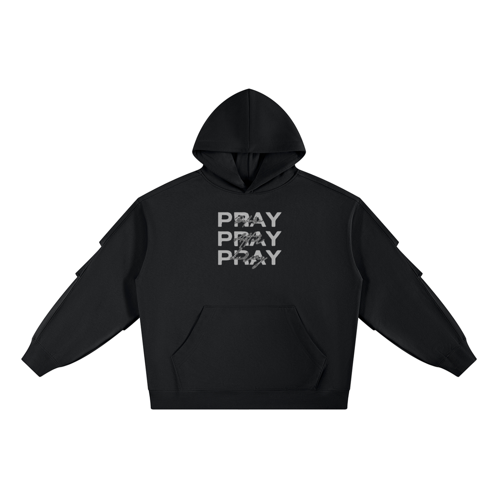 Armor of God Ruched Sleeves Hoodie