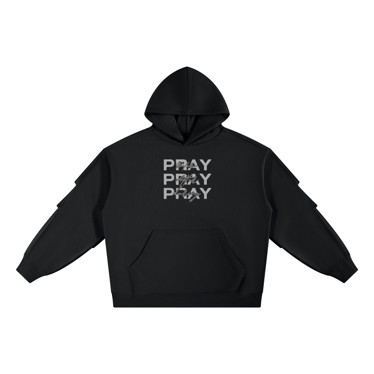 Armor of God Ruched Sleeves Hoodie