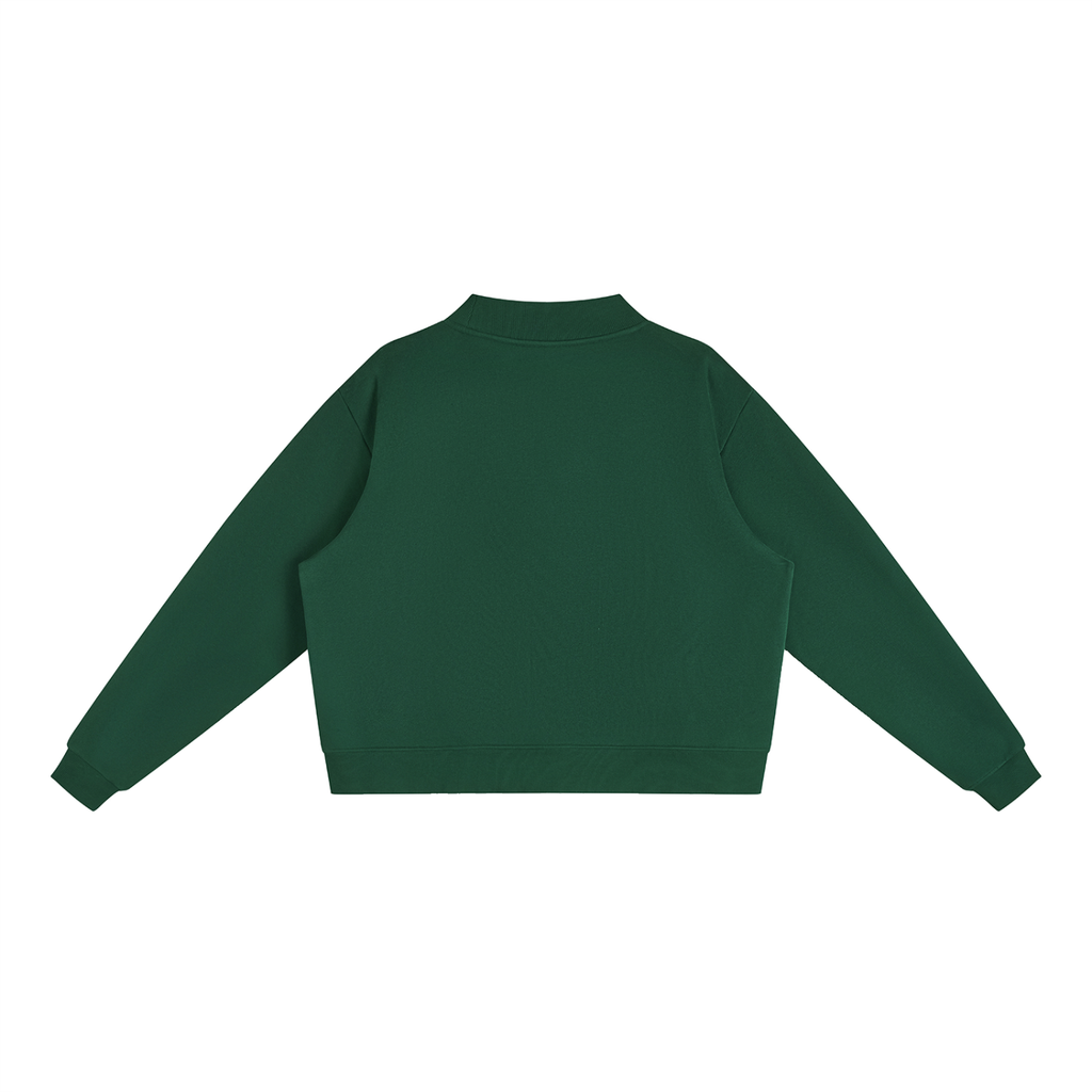 Under His Wings Essential Fleece Mock-Neck Crew Sweatshirt