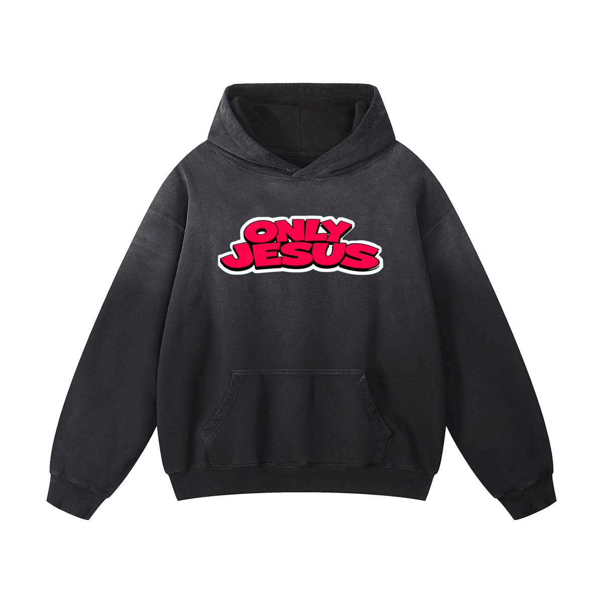 ONLY JESUS Heavyweight Sunfade Oversized Hoodie
