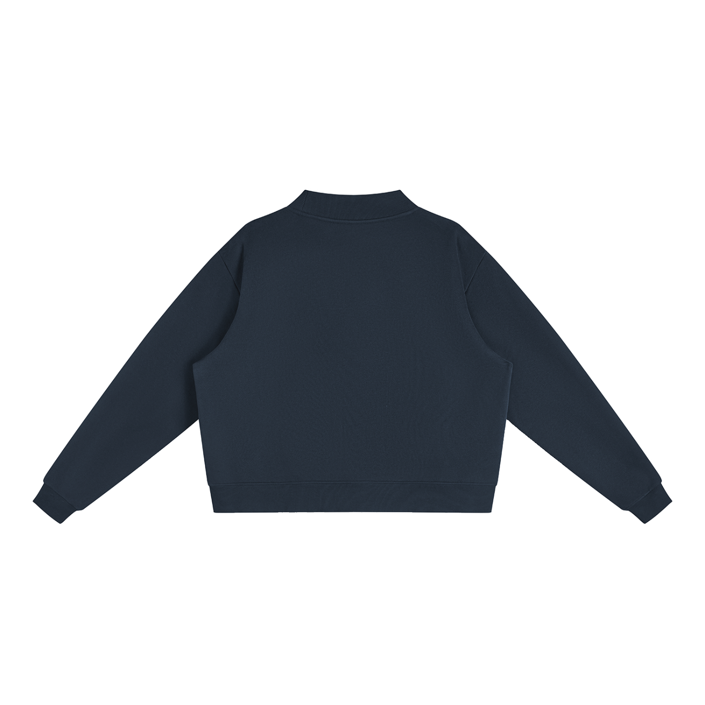 Under His Wings Essential Fleece Mock-Neck Crew Sweatshirt
