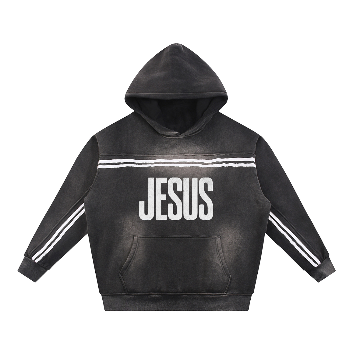 Jesus Sun Fade Fleece lined Hoodie