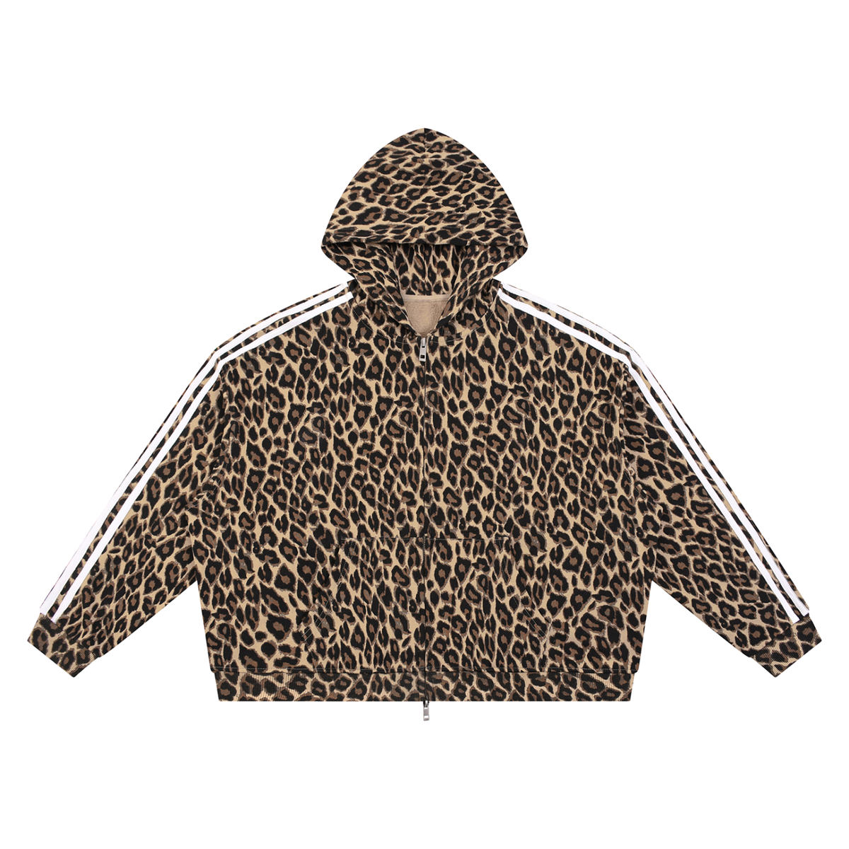 ONLY Jesus Saves Unisex Leopard Full Zip Hoodie