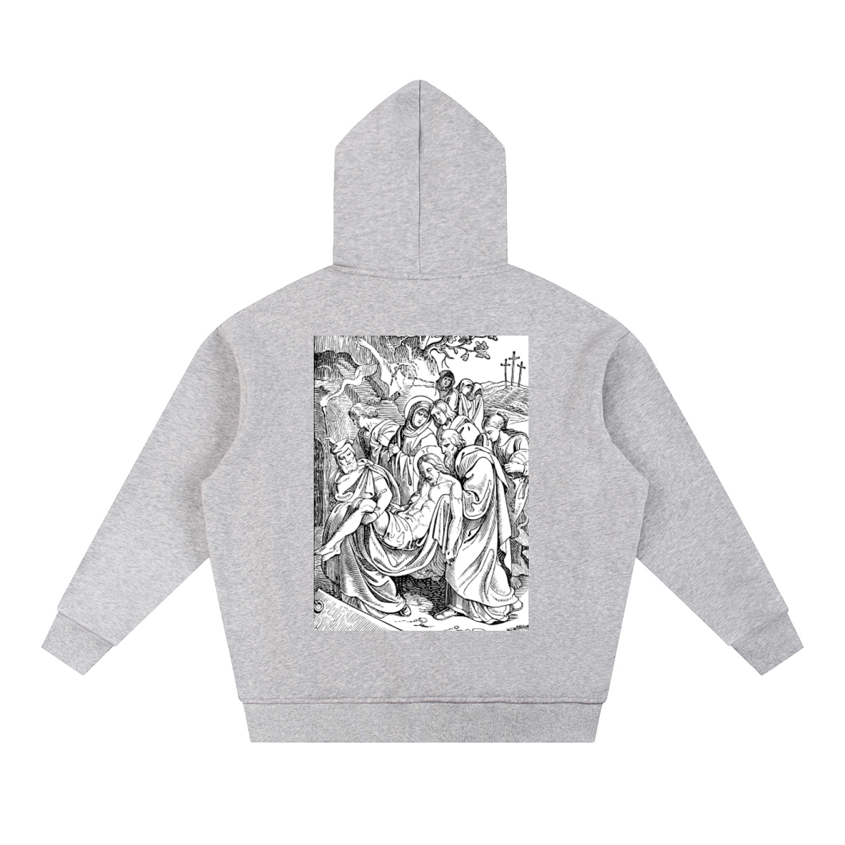 Jesus Sun Fade Fleece lined Hoodie