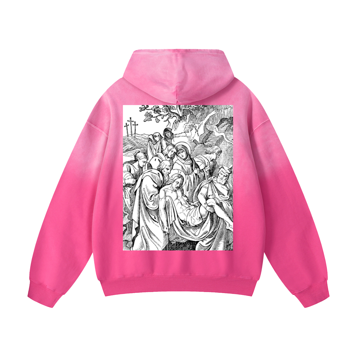 ONLY JESUS Heavyweight Sunfade Oversized Hoodie