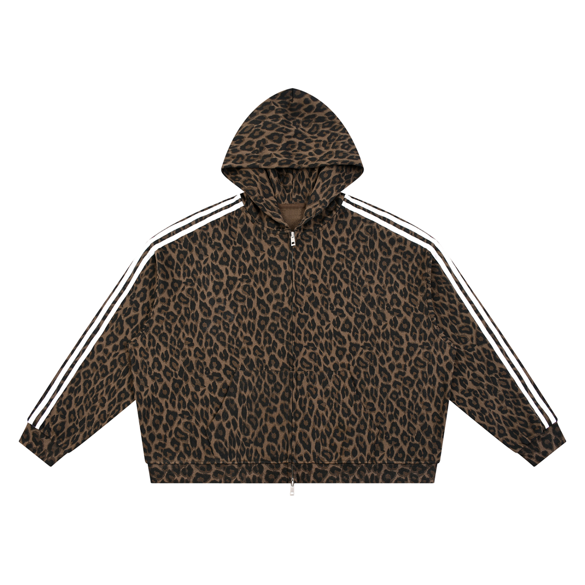 ONLY Jesus Saves Unisex Leopard Full Zip Hoodie