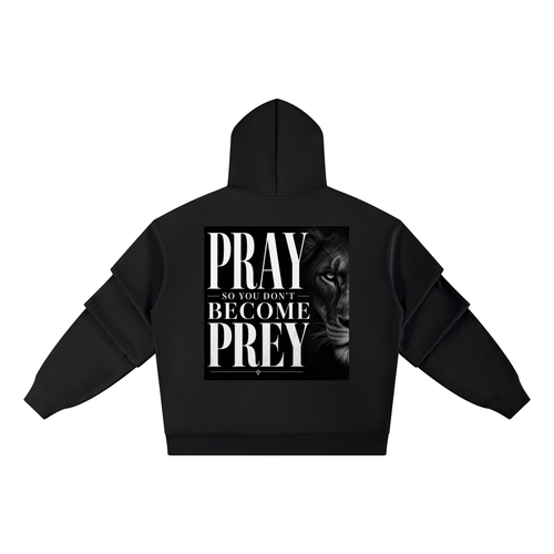 Armor of God Ruched Sleeves Hoodie