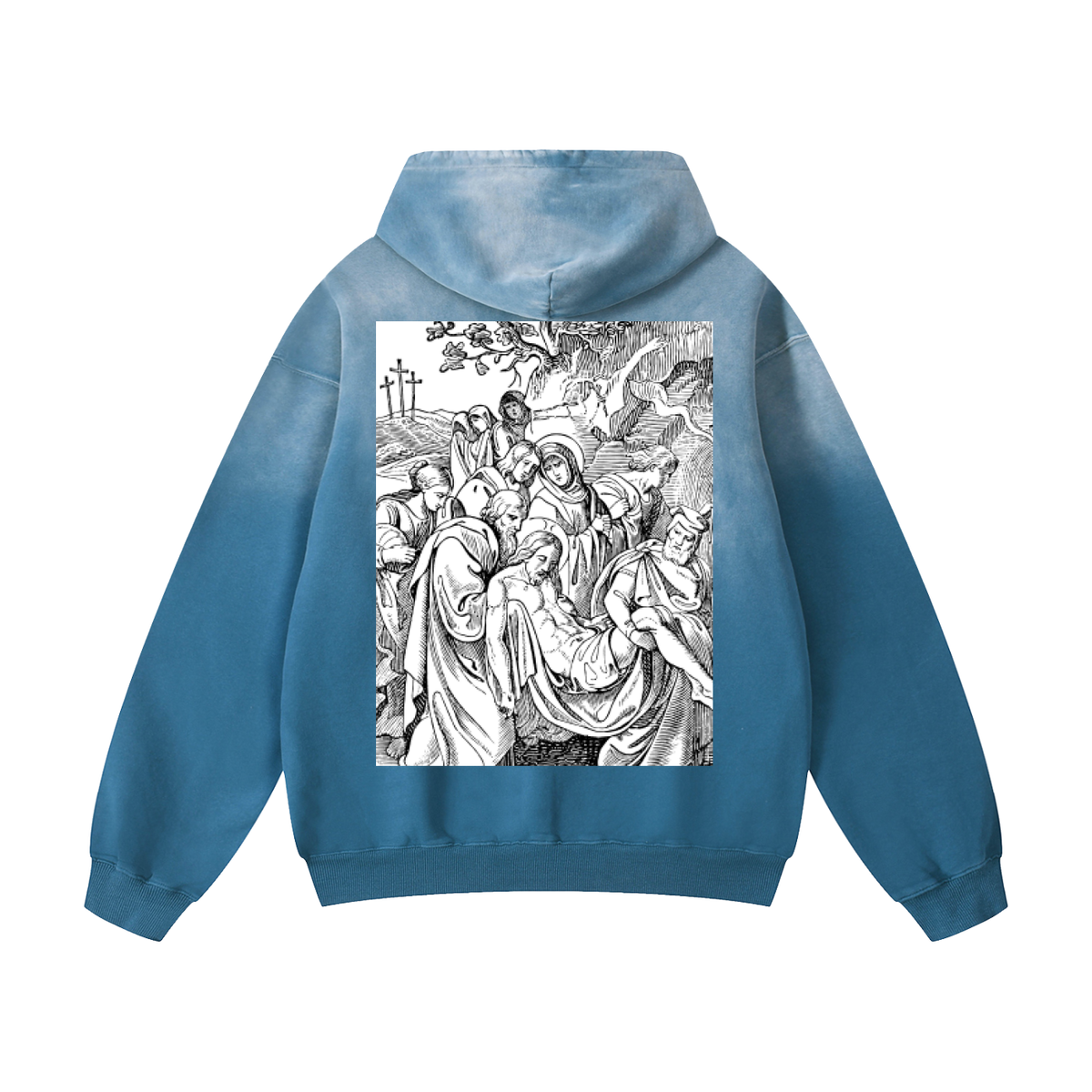 ONLY JESUS Heavyweight Sunfade Oversized Hoodie