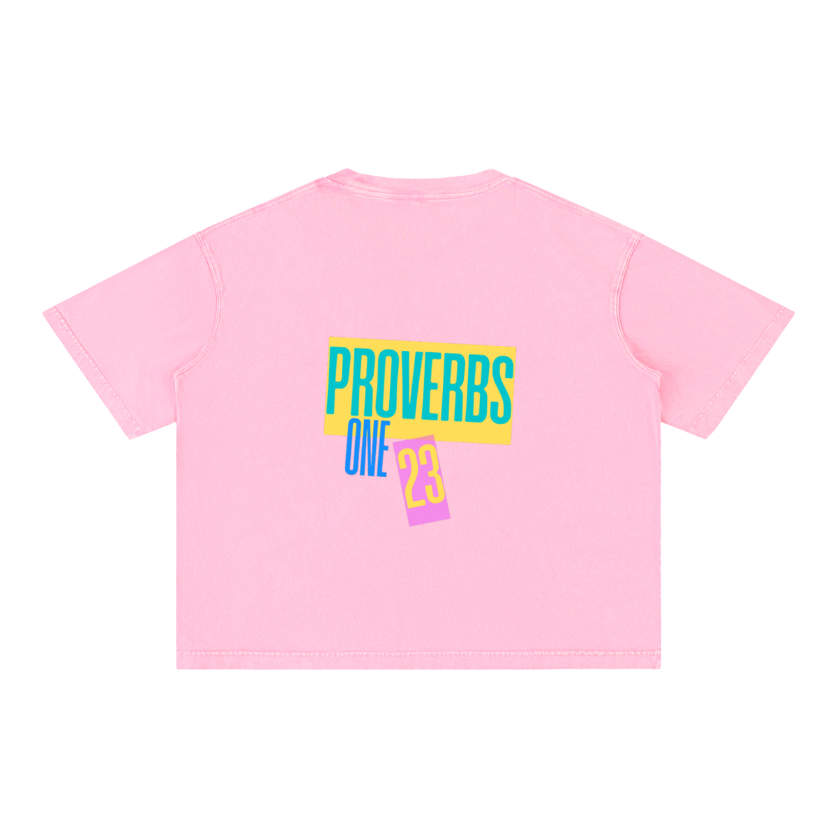 Mineral Wash Boxy Cotton T-Shirt