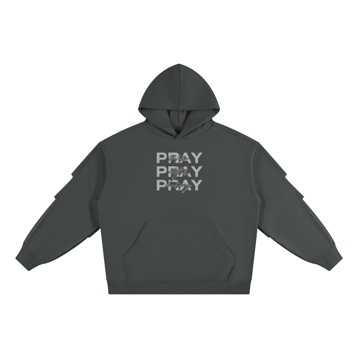 Armor of God Ruched Sleeves Hoodie
