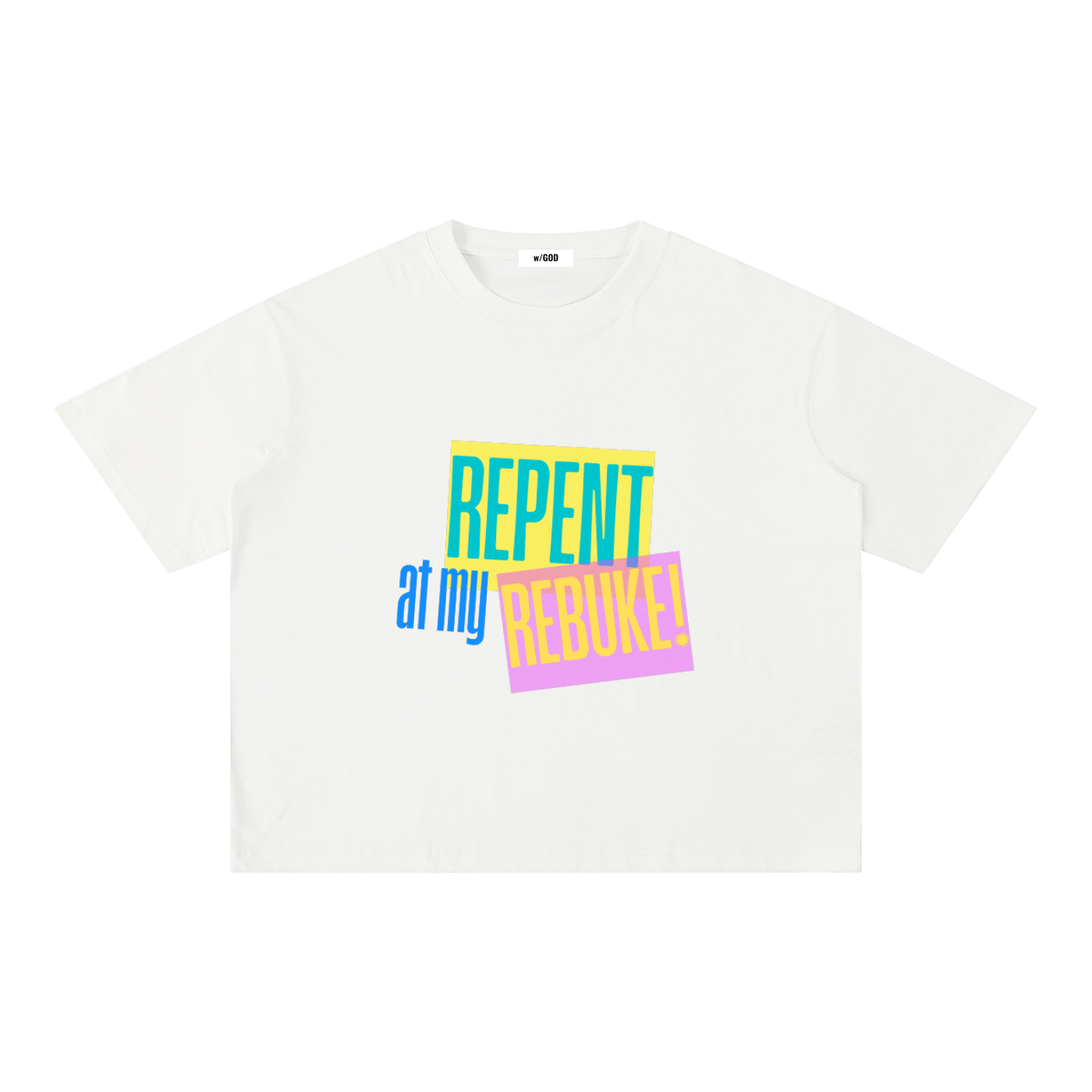 Mineral Wash Boxy Cotton T-Shirt
