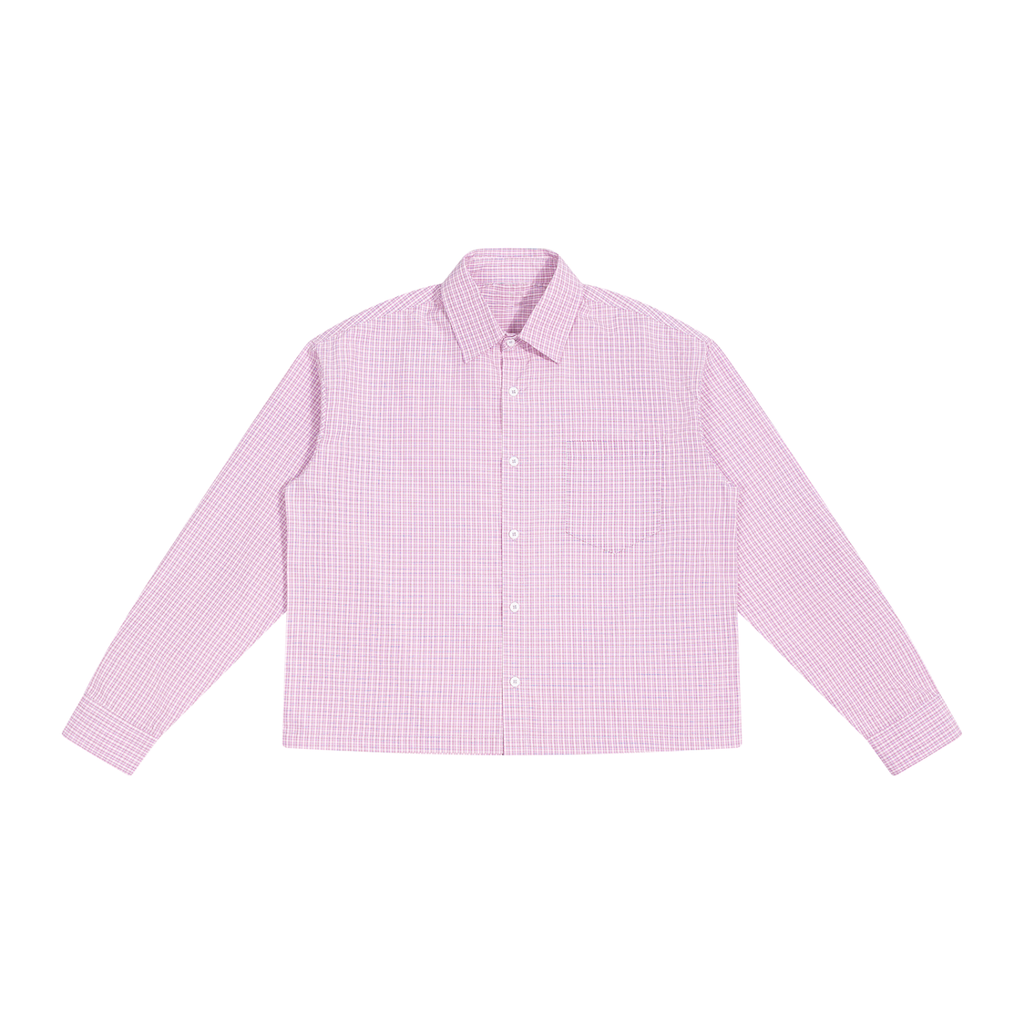 Dream on  Plaid Long Sleeve Button Up Shirt Unisex Manifest Vision Dreaming Plan it Build it