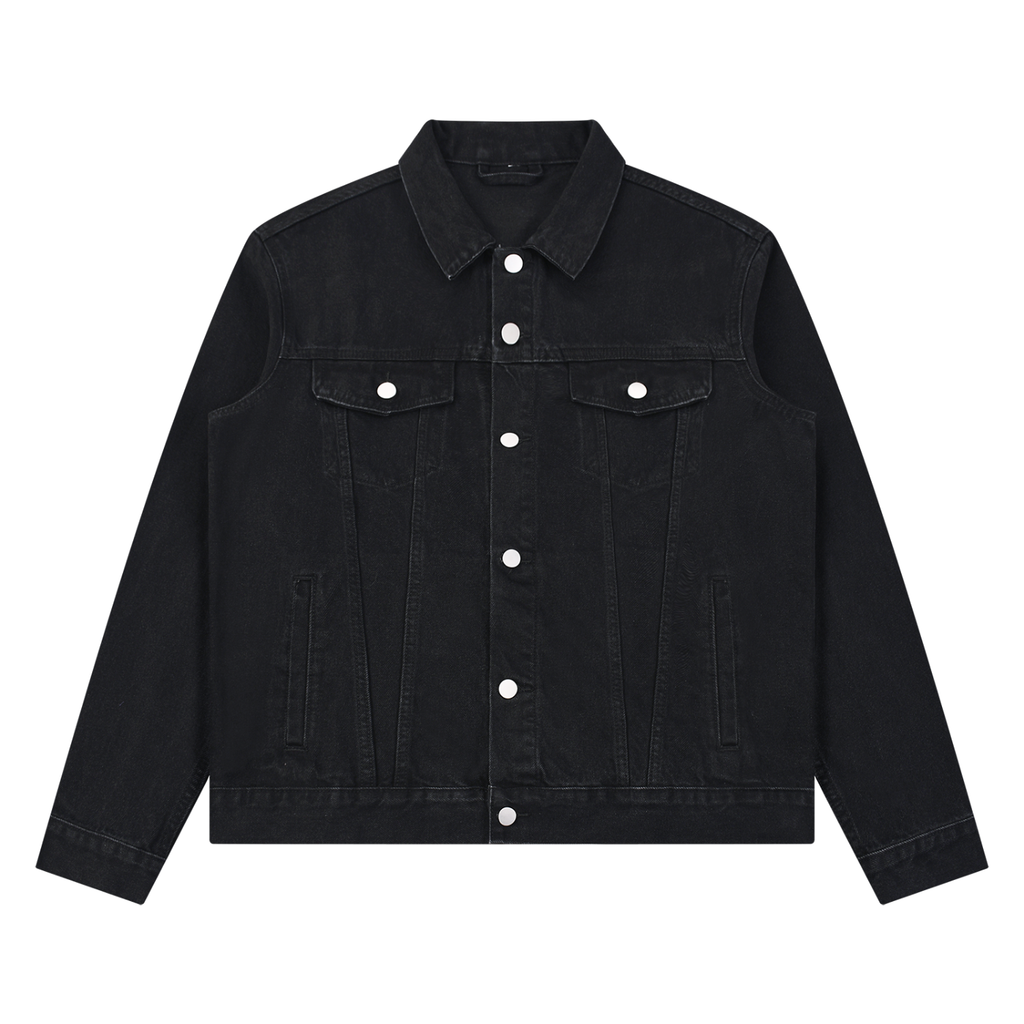 Under His Wings Vintage Wash Denim Jacket