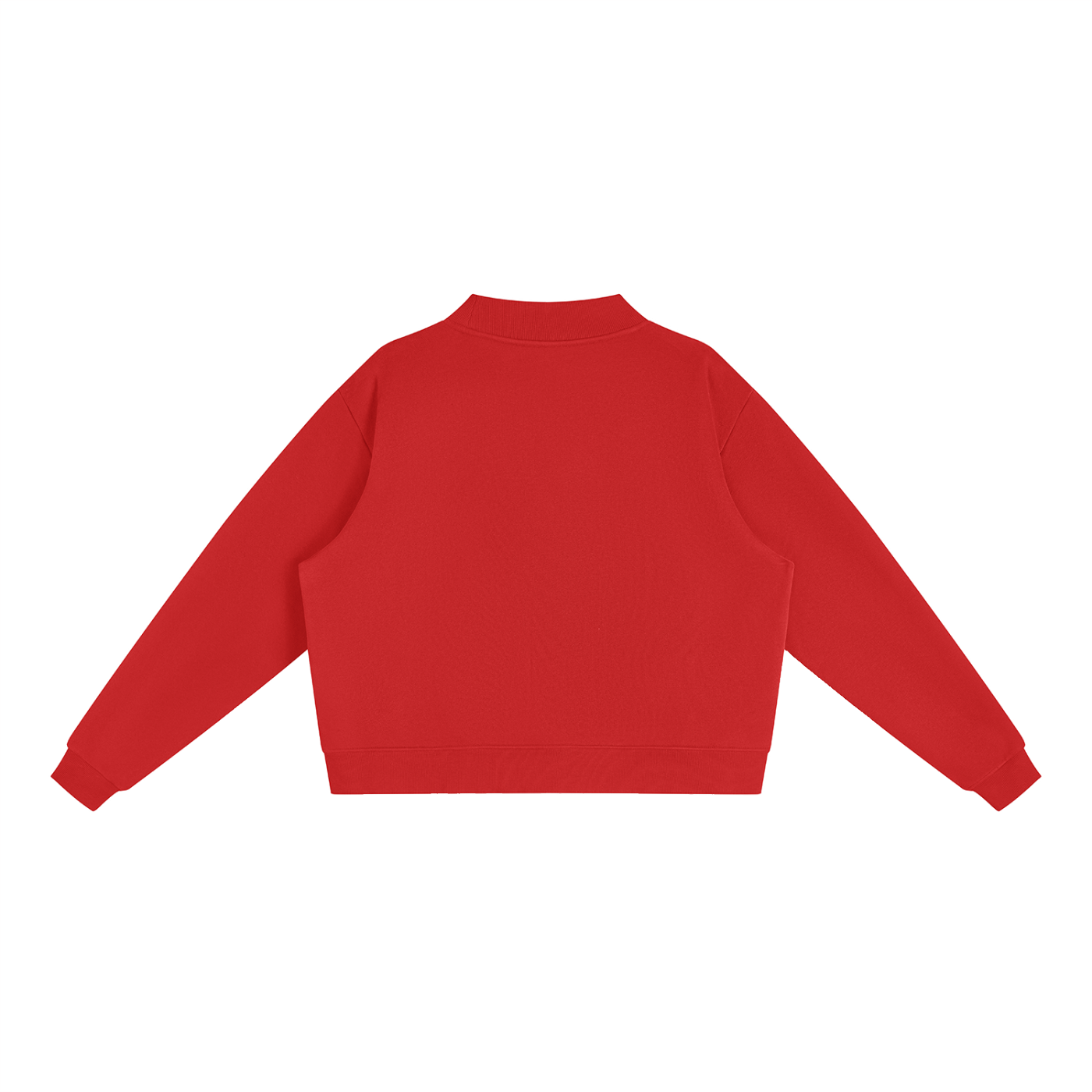 Under His Wings Essential Fleece Mock-Neck Crew Sweatshirt